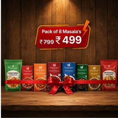 Get the Spice Bag of 8 Mugalayar Masala